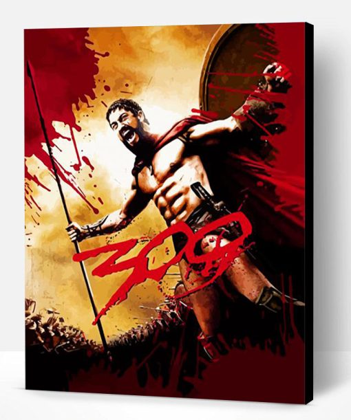 300 Movie Poster Paint By Number