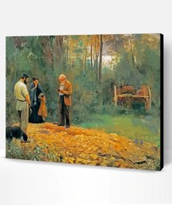 A Bush Burial Frederick Cubbin Paint By Number