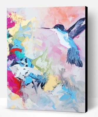 Abstract Hummingbird Paint By Numbers