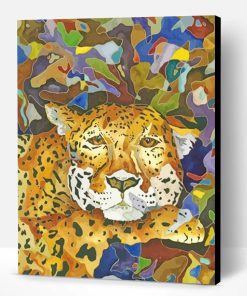 Abstract Leopard Paint By Numbers