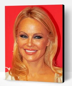 Actress Pamela Anderson Paint By Number