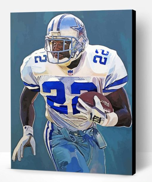 Aesthetic Emmitt Smith Art Paint By Number