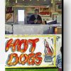 Aesthetic Hot Dog Stand Art Paint By Number