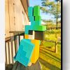 Aesthetic Parrot Minecraft Paint By Numbers