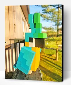Aesthetic Parrot Minecraft Paint By Numbers