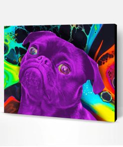 Aesthetic Psychedelic Dog Paint By Number