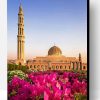 Aesthetic Sultan Qaboos Grand Mosque Oman Paint By Numbers