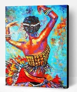 African Dancer Girl Art Paint By Number