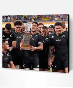 All Blacks Champions Paint By Number