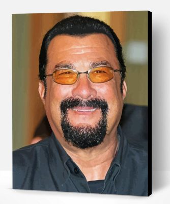 American Actor Steven Seagal Paint By Numbers