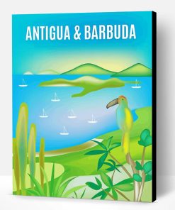 Antigua And Barbuda Poster Paint By Number