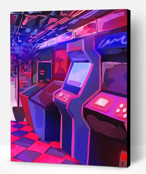 Arcade Game Paint By Numbers