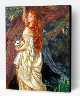 Arthur Hughes Ofelia Pre Raphaelites Paint By Number