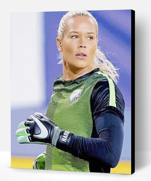 Ashlyn Harris Soccer Player Paint By Number