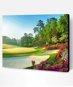 Augusta Golf Course Landscape Paint By Numbers
