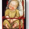 Baby In A Red Chair Paint By Number