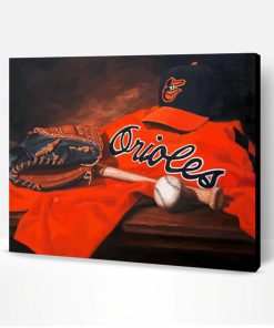 Baltimore Orioles Art Paint By Number