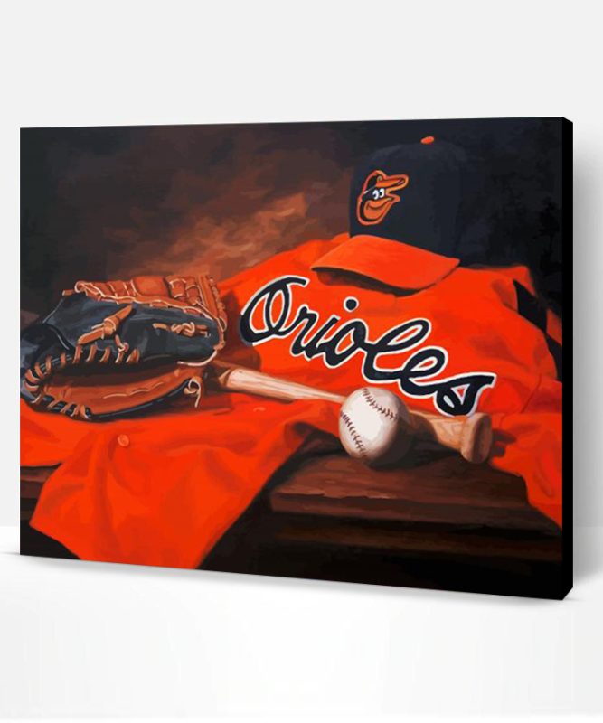 Baltimore Orioles Art Paint By Number
