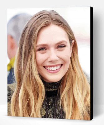 Beautiful Actress Elizabeth Olsen Paint By Number