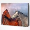 Beautiful Horse Couple Paint By Number
