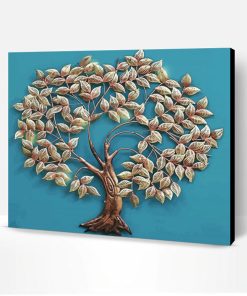 Beautiful Metal Tree Paint By Number