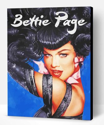 Bettie Page Model Paint By Numbers