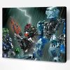 Bionicle Wargame Characters Paint By Numbers