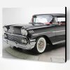 Black 58 Chevy Impala Paint By Number