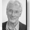 Black And White Richard Gere Paint By Number