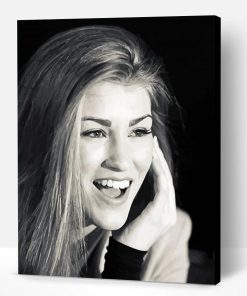 Black and White Amy Willerton Paint By Numbers