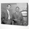 Black And White Kray Twins Paint By Number