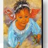 Black Baby Girl Paint By Number