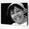 Black and White Jamaica Kincaid Writer Paint By Numbers