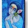 Blue Woman Art Paint By Number