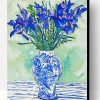 Blue White Vase Art Paint By Numbers