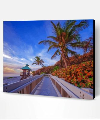 Boardwalk in Boca Raton Paint By Numbers