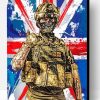 British Army Soldier Art Paint By Number
