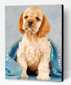 Buff Cocker Spaniel Paint By Numbers