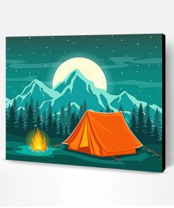 Camping Scenes Paint By Number