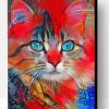 Cat Abstract Art Paint By Number