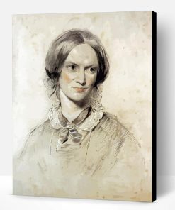 Charlotte Bronte By George Richmond Paint By Number