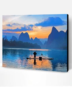 Chinese Scenery Landscape Paint By Number