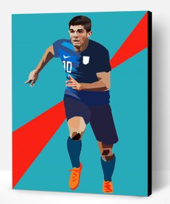 Christian Pulisic Illustration Paint By Number