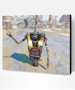 Claptrap From Borderlands Paint By Number