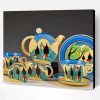 Clarice Cliff Coffee Set Paint By Numbers