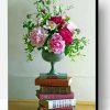 Classy Ikebana On Vintage Books Paint By Number