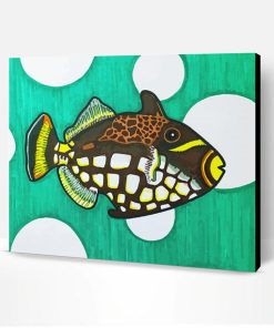 Clown Triggerfish Art Paint By Numbers