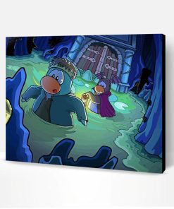 Club Penguin Video Game Paint By Number