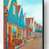 Colorful Buildings in Volendam Paint By Numbers