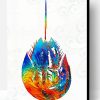 Colorful Horseshoe Crab Art Paint By Number